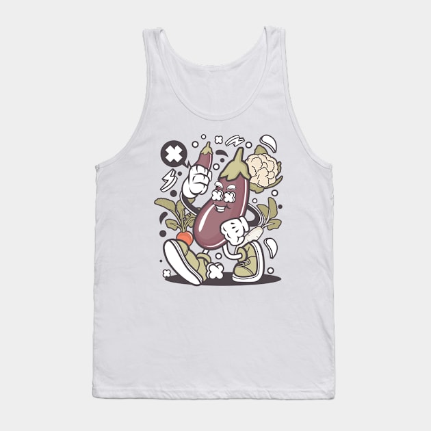 Eggplant figure Tank Top by ShirtyLife